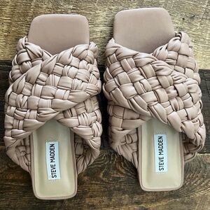 Steve Madden Women's Braided Sandals - Cream
